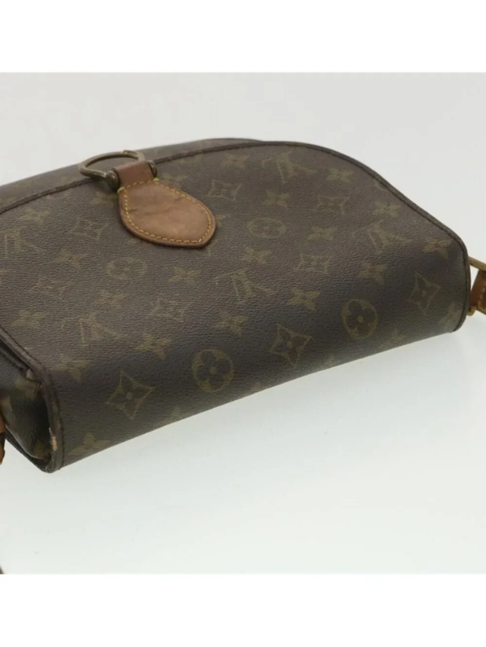 Authentic LOUIS VUITTON Monogram Saint Cloud GM Shoulder Bag M51242 LV - Picture 10 of 16